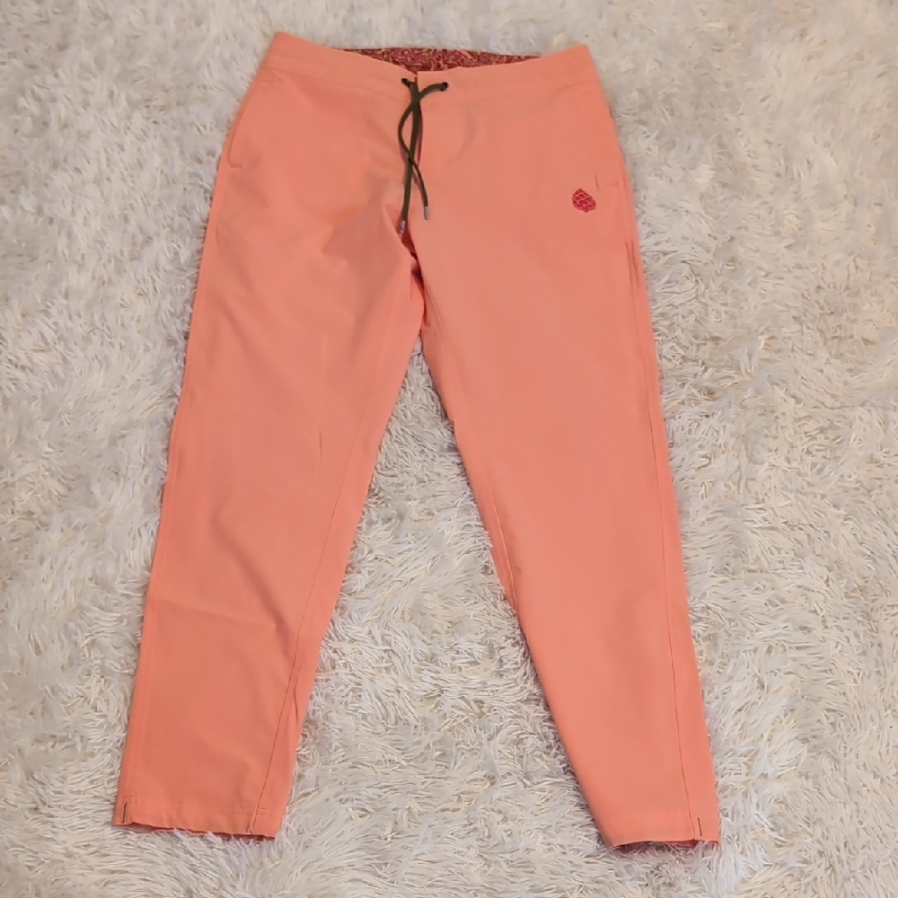 Stio Coral Board Pants with Drawstring Women’s Size 4 Coral Orange NWOT